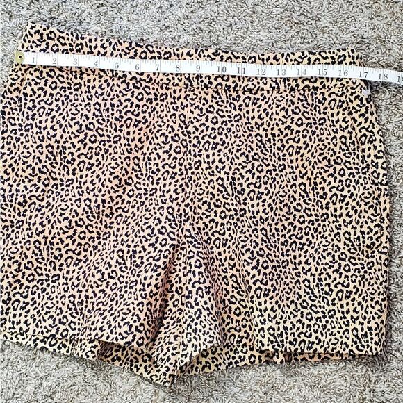 J.Crew Factory Cheetah Brown & Black Shorts - Picture 3 of 7